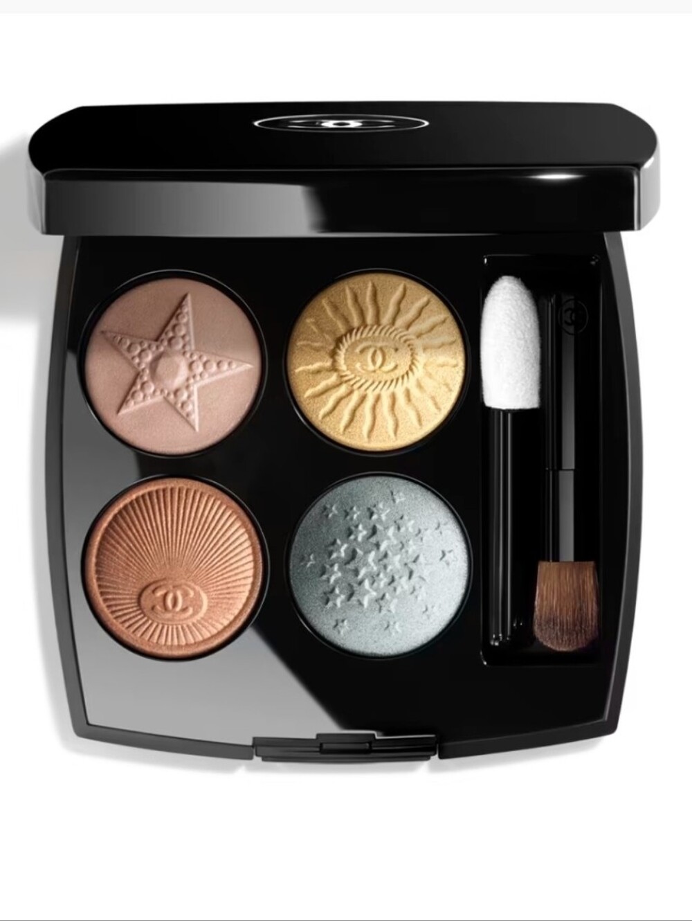 NEW~ CHANEL LES 4 OMBRES BOUTONS Multi-effect Quad Eyeshadow ~ 229 STELLAIRE
